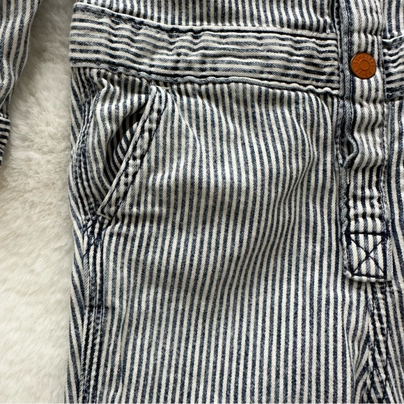 Gymboree | Conductor Coveralls - Size 18/24 Months - EUC - Blue/White - Picture 3 of 7